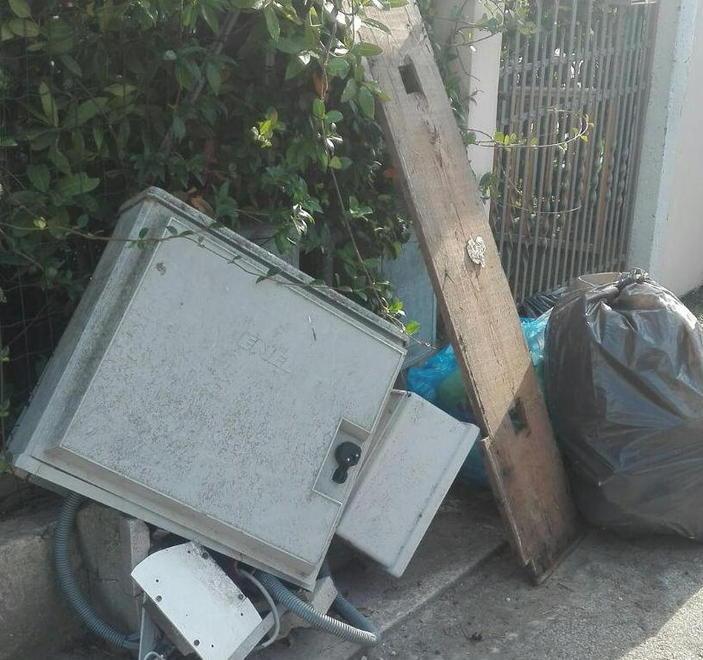 Cassetta dell’elettricità pericolosa