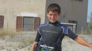 Nicolò, 12 anni, pensa alla medaglia d’oro