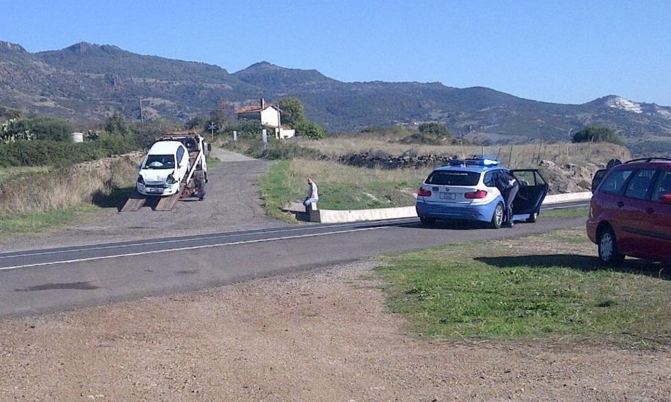 Carambola di auto sulla strada 129