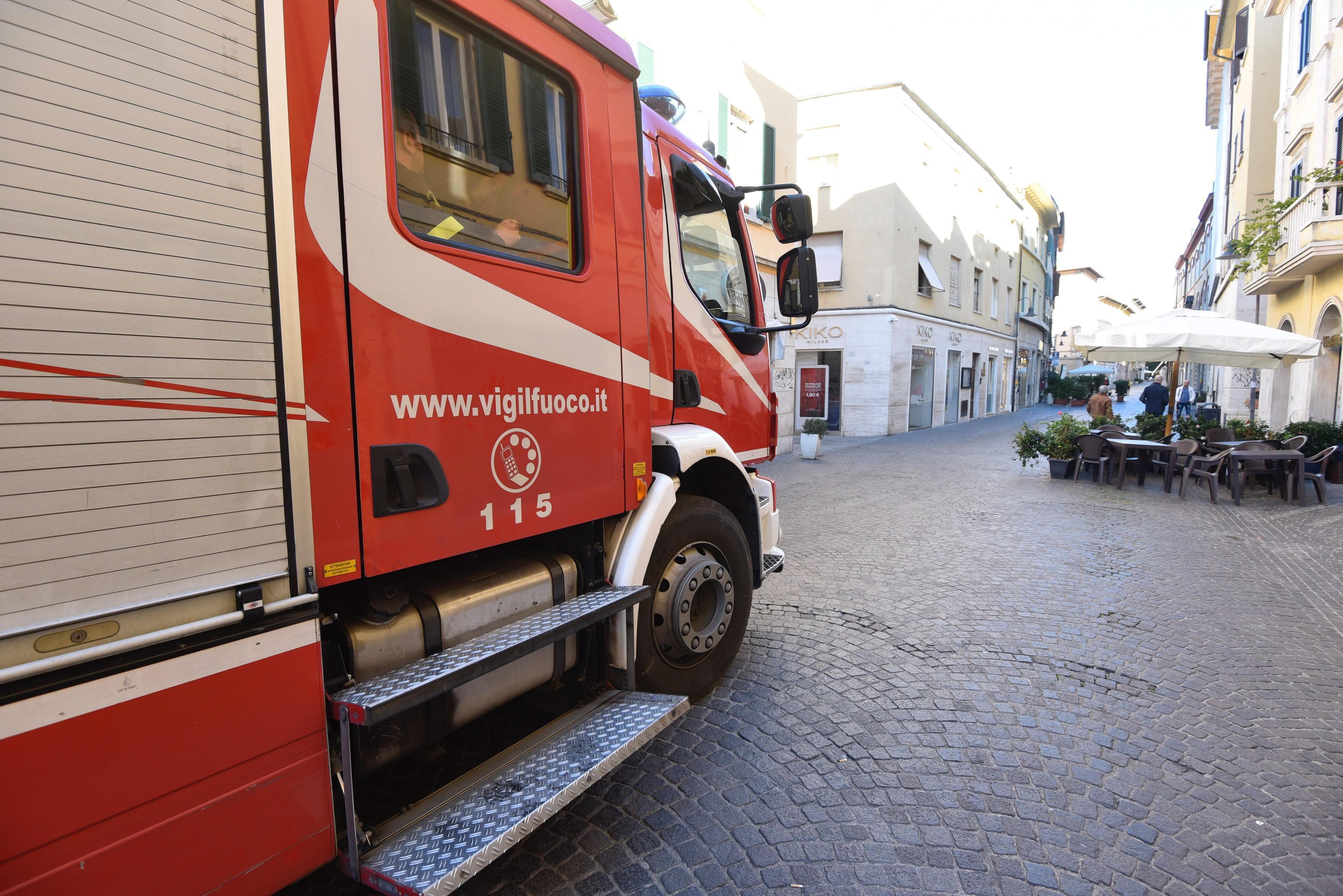 Vigili del fuoco a Grosseto (foto Bieffe)
