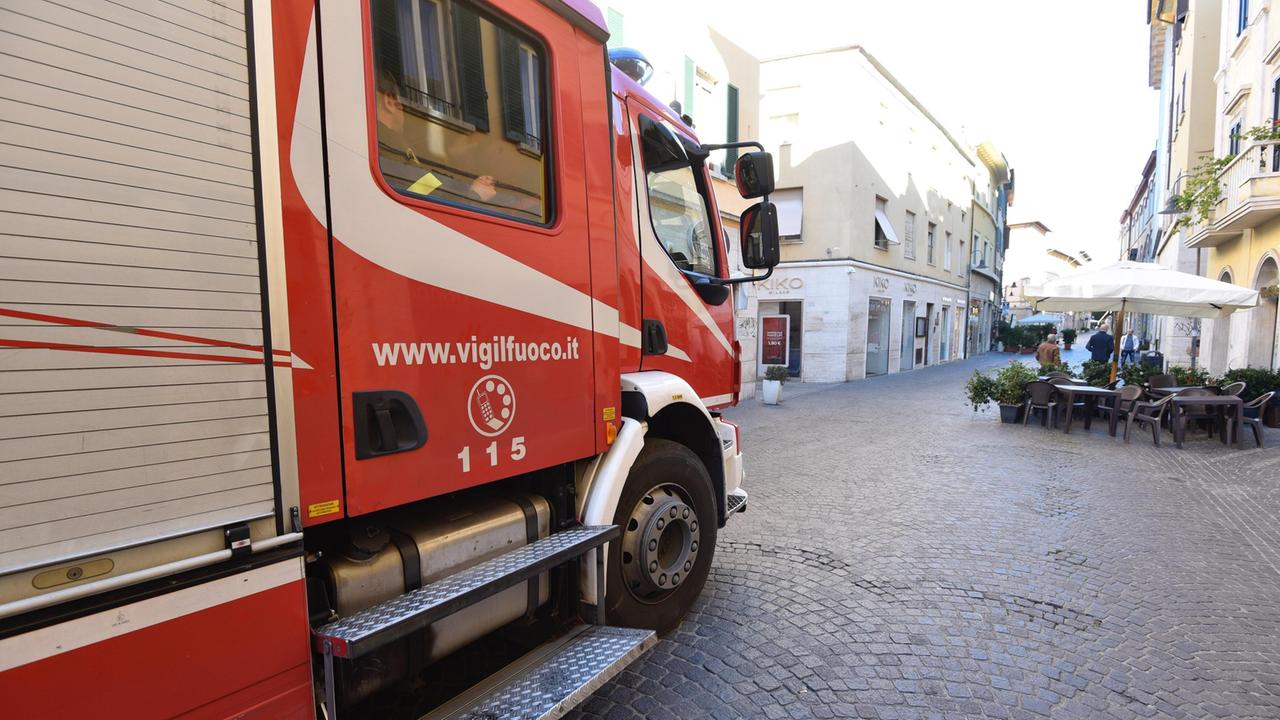 Vigili del fuoco a Grosseto (foto Bieffe)
