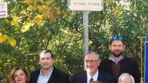 Inaugurato il largo Atleti Azzurri d’Italia