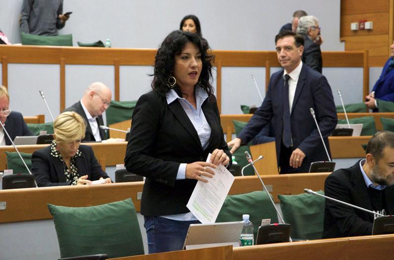 La consigliera regionale Raffaella Sensoli (M5s)