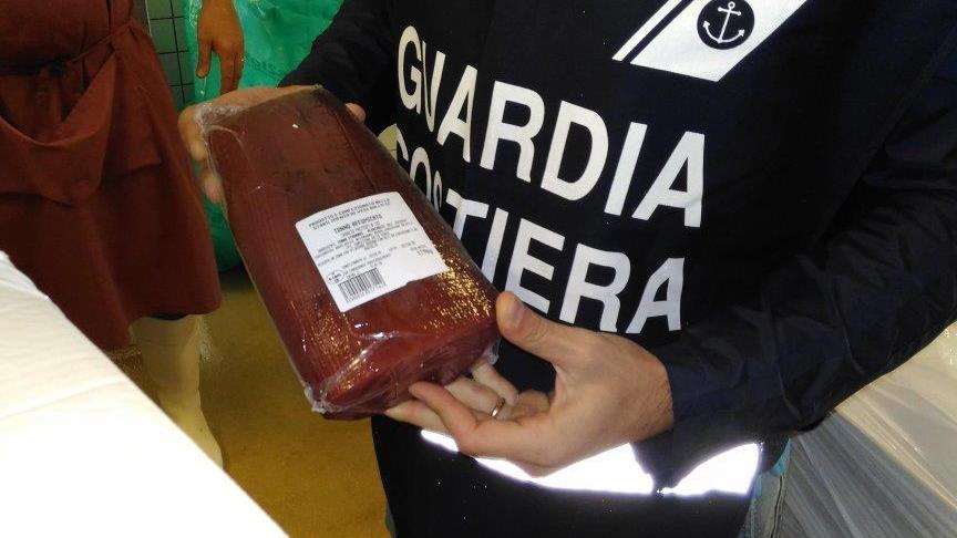 Uno dei prodotti sequestrati nell'operazione "Pesca d'ottobre"