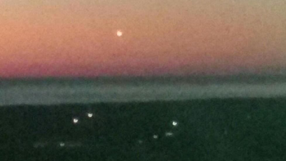 La foto inviata dal lettore