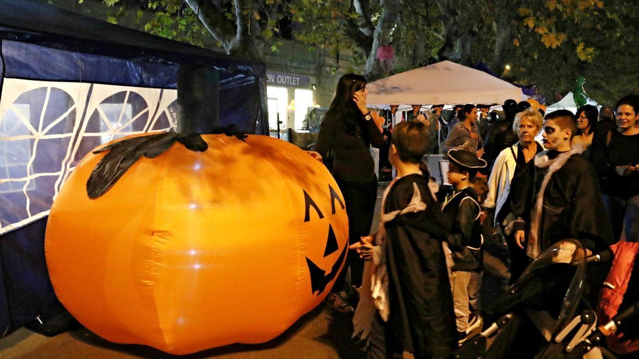 Zucca gigante in piazza XX