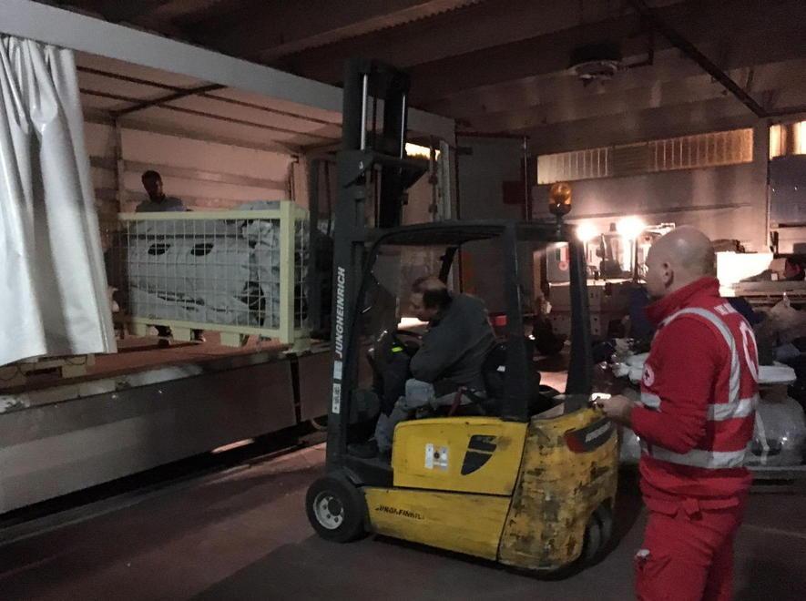 La Cri in missione per i terremotati 