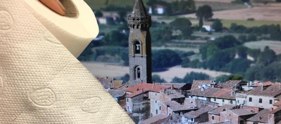 Carta igienica gratis per Peccioli 