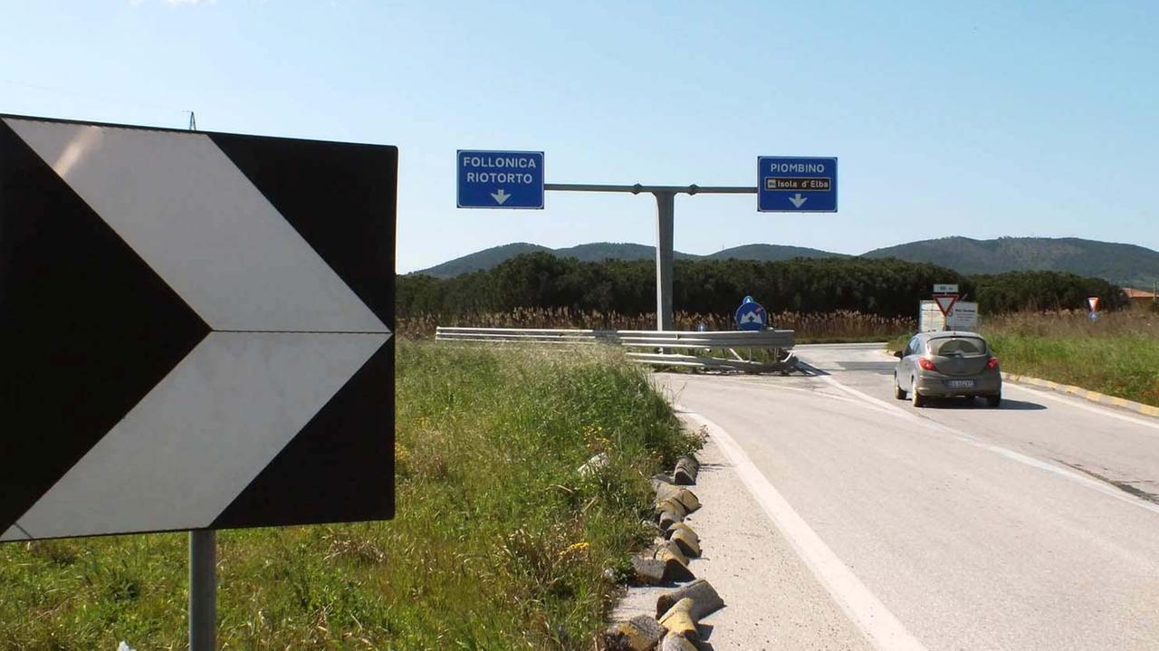 Lo svincolo della strada 398 a Montegemoli (PaBar)