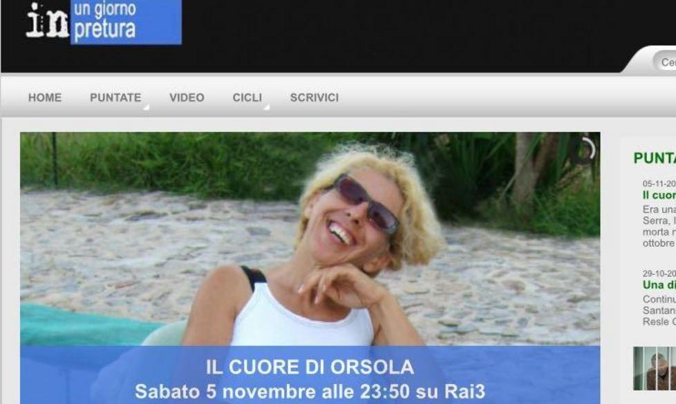 Alghero, l'omicidio di Orsola Serra domani su Rai3 