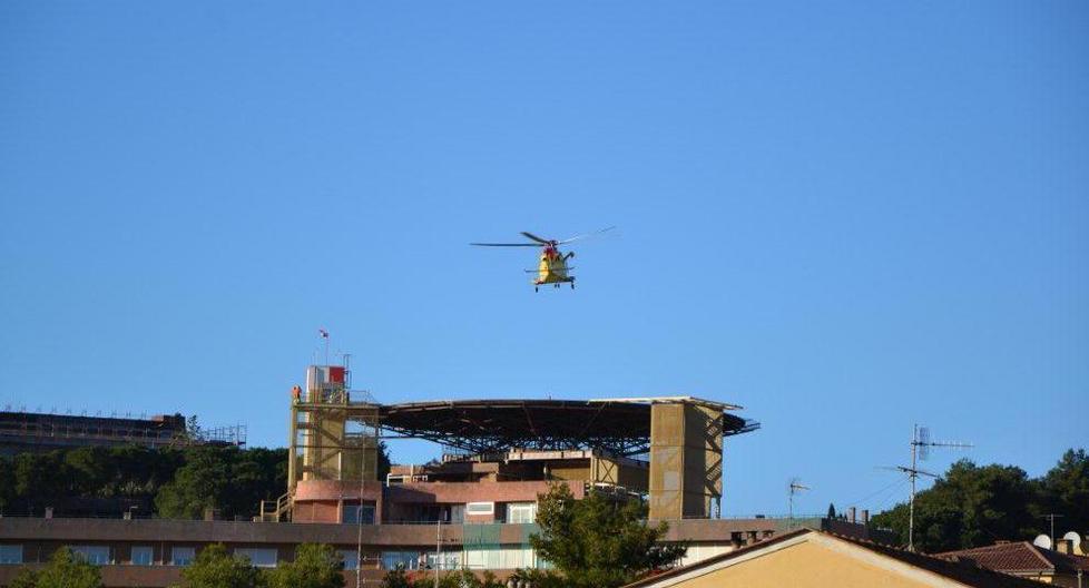 Paziente via con l’elicottero solo al terzo tentativo 
