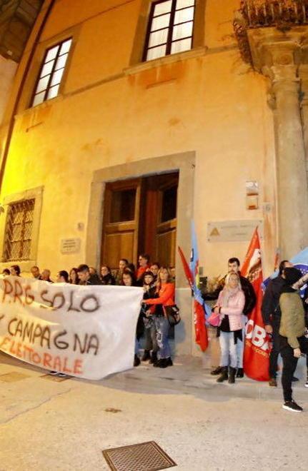 Porto 2000, la protesta dei precari 