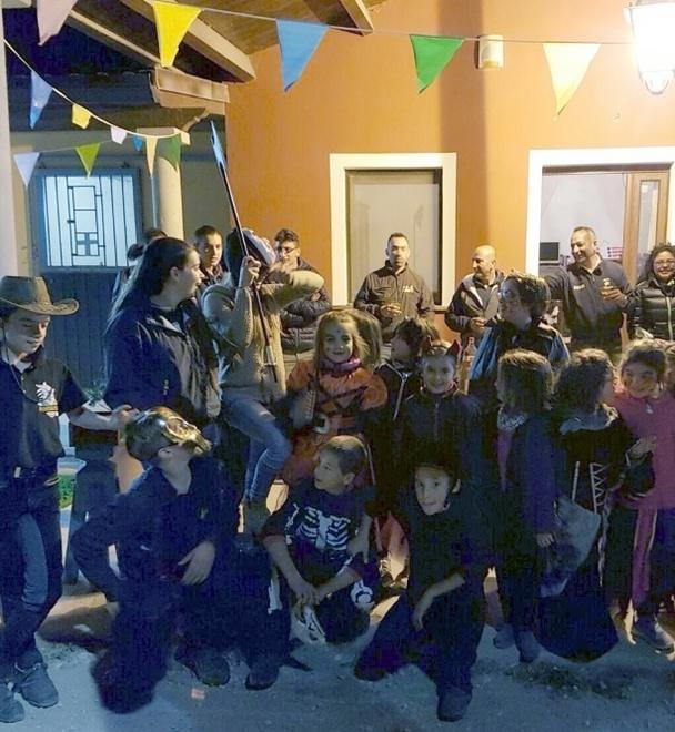 Una festa di Halloween a cavallo 