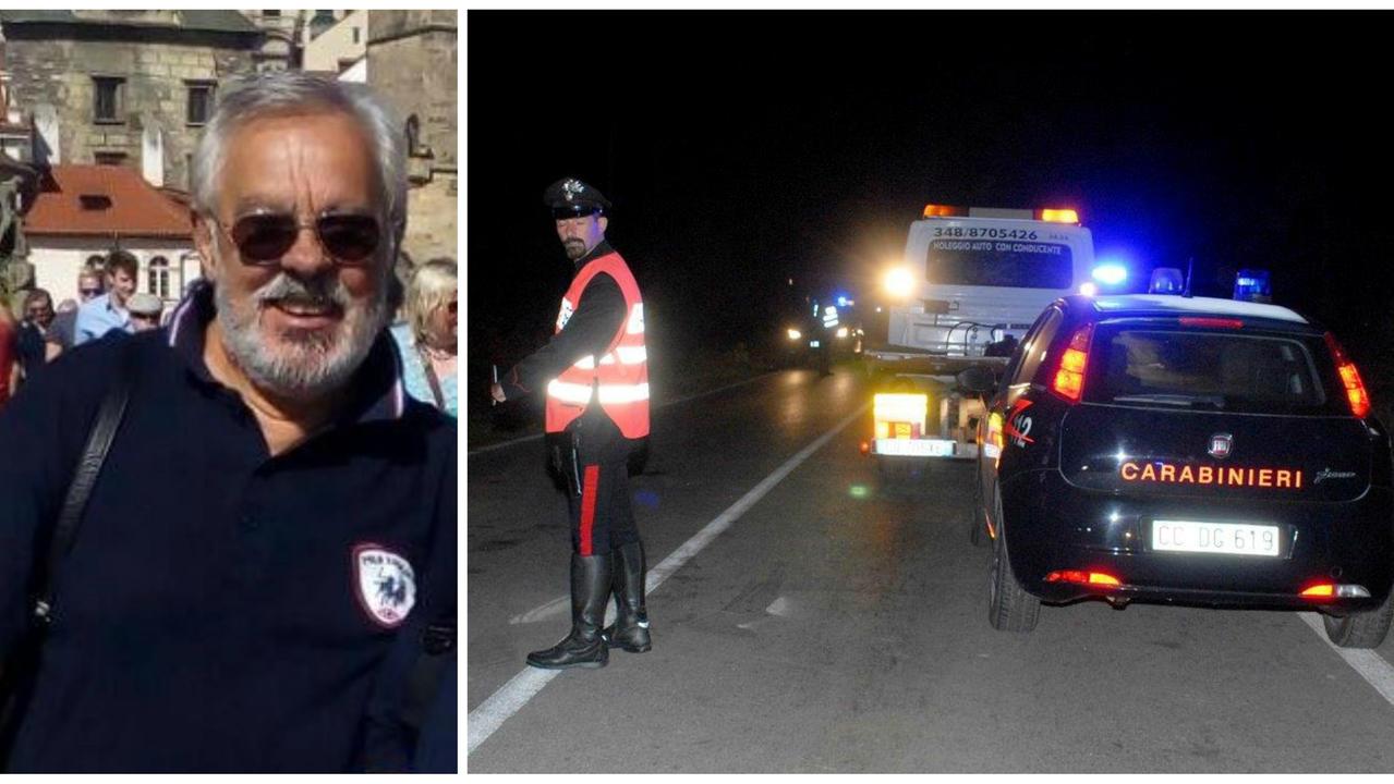 Claudio Gozzi e il luogo dell'incidente