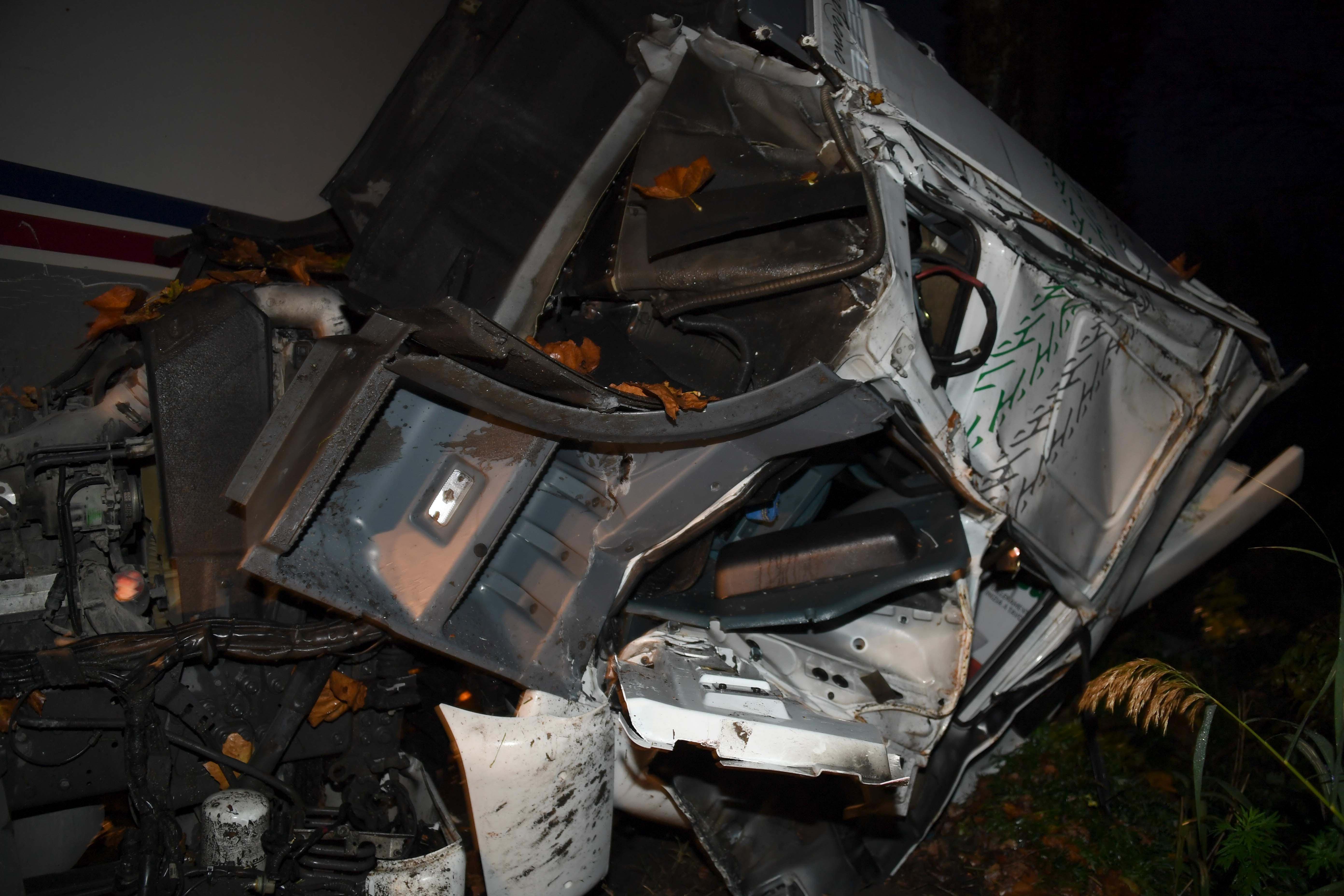 Un'immagine dell'incidente