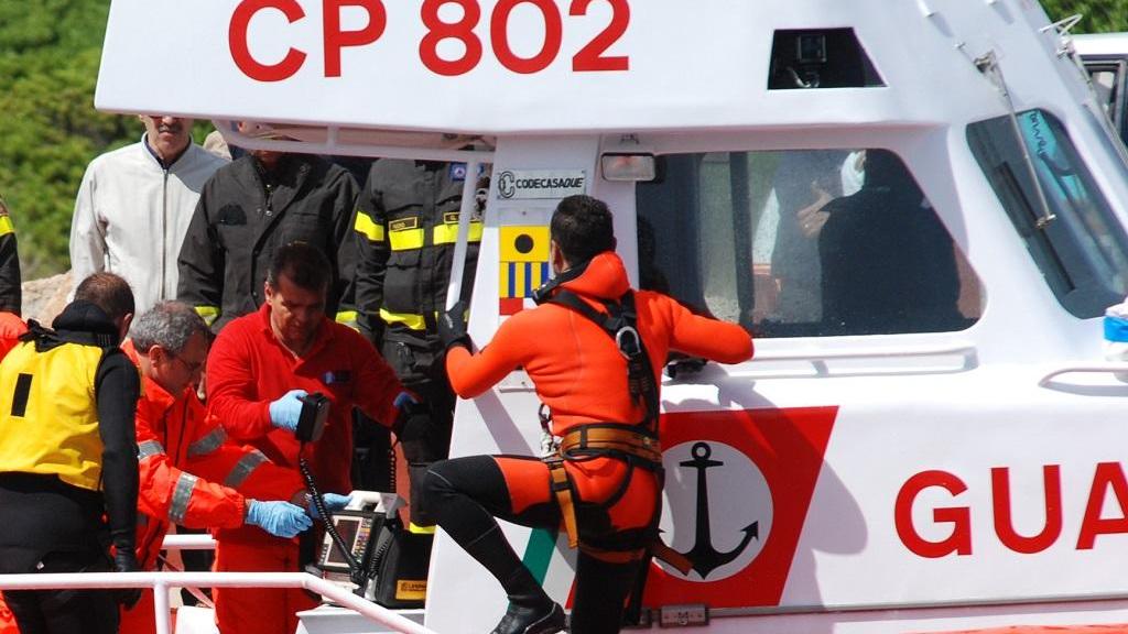 La motovedetta della Guardia costiera