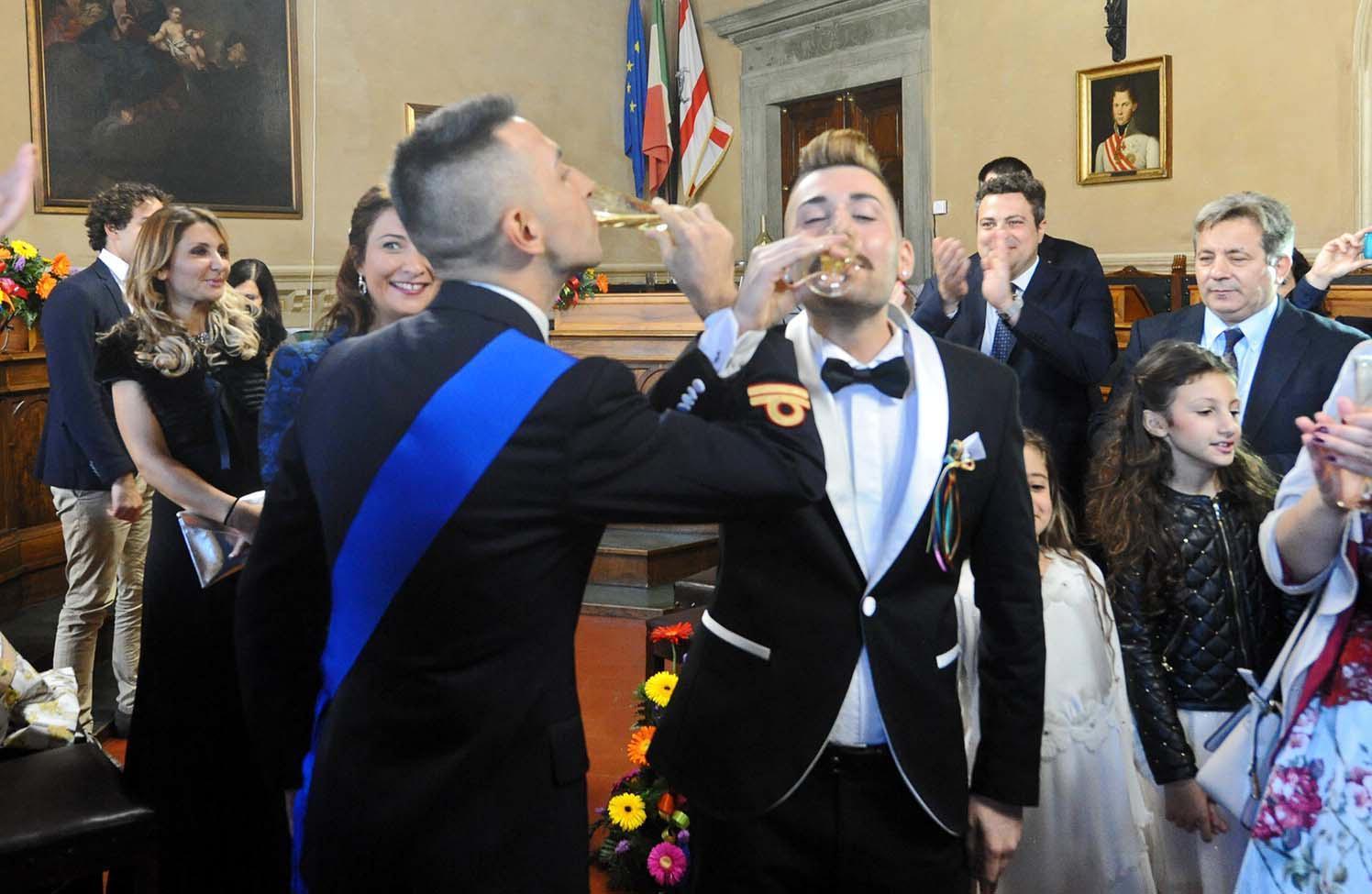 Le celebrazioni dell'unione civile