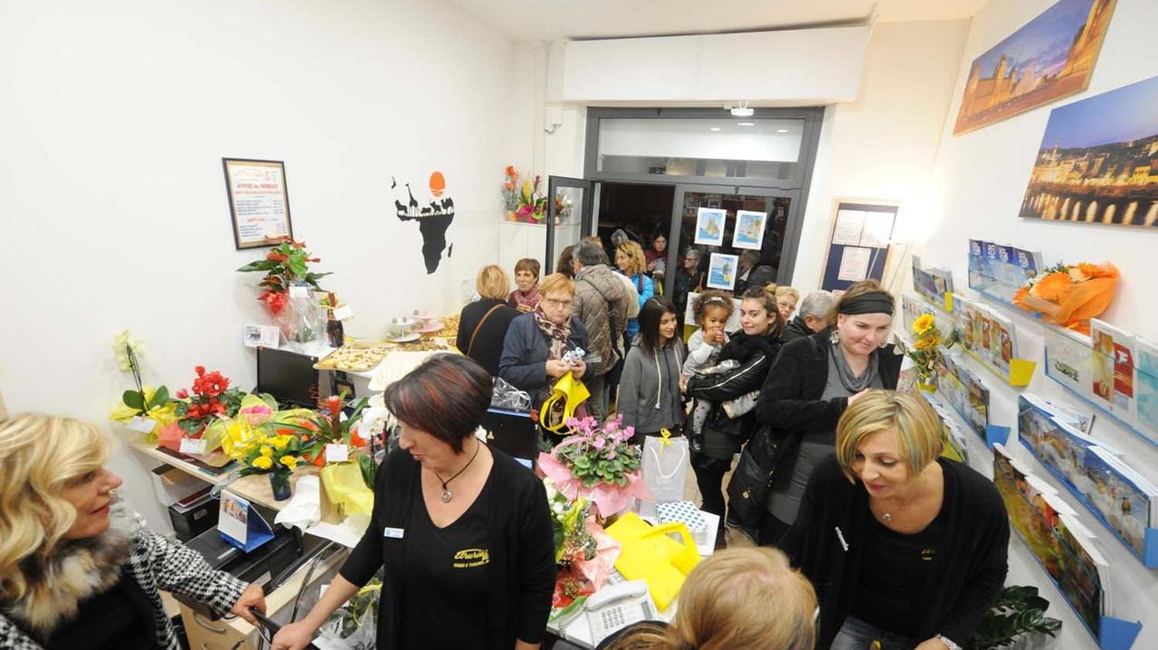 Un momento dell’inaugurazione della nuova sede in via Spalato (fotoservizio Paolo Barlettani)
