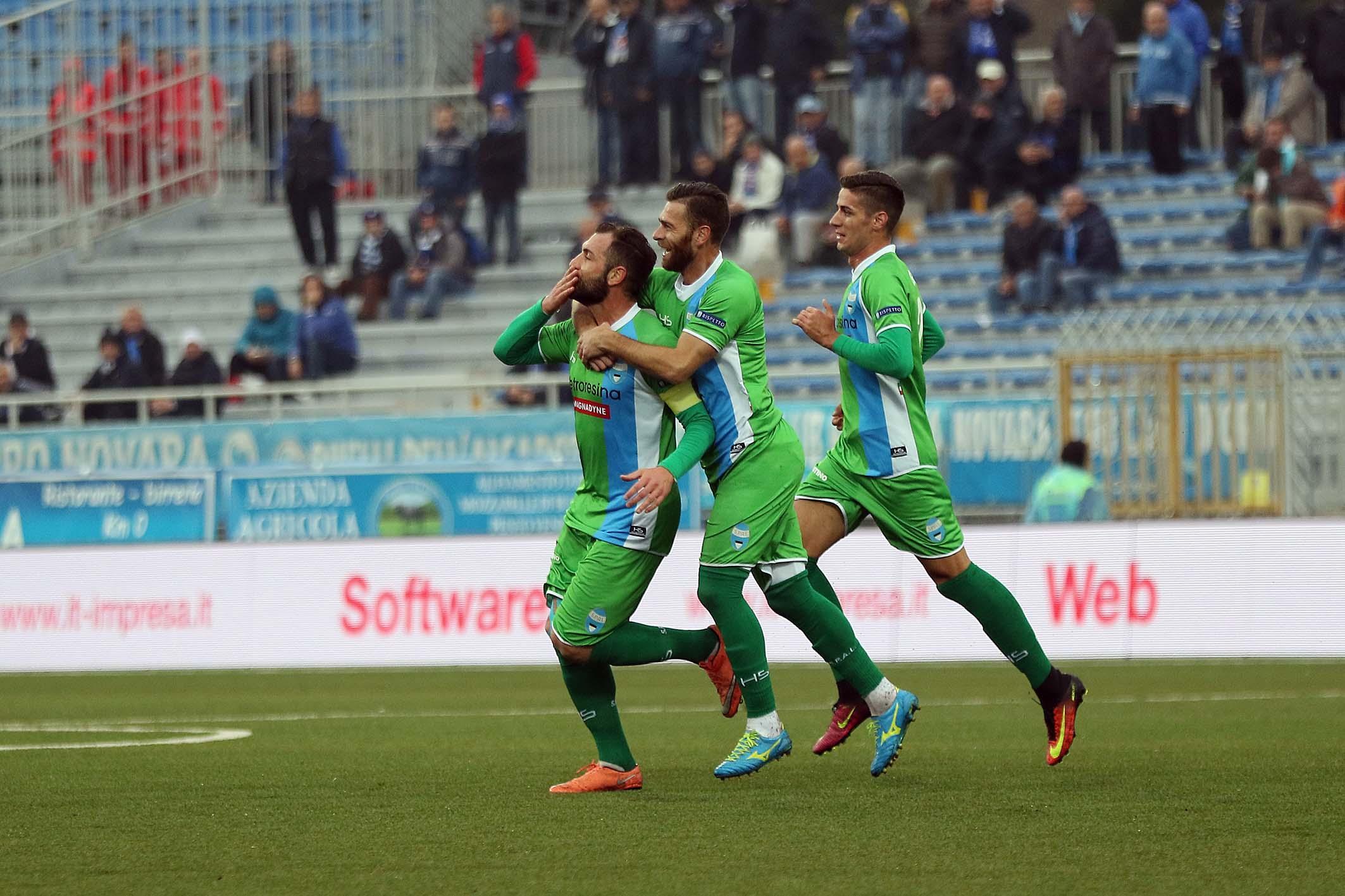 La Spal soffre, vince e vola: anche a Novara è uno show