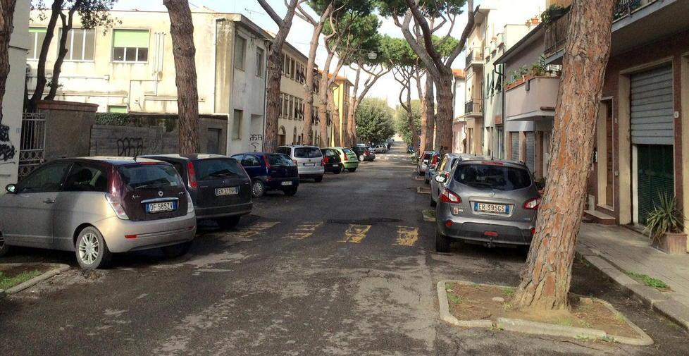 Uno scorcio di via Boccaccio
