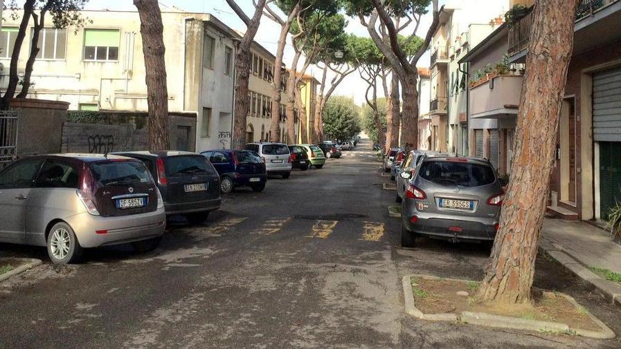 Uno scorcio di via Boccaccio