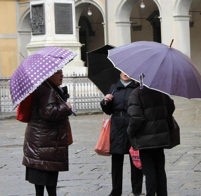 Week end di piogge intense e vento scatta da oggi l’allerta arancione