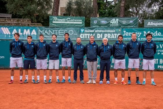 La formazione maschile del Tc Prato