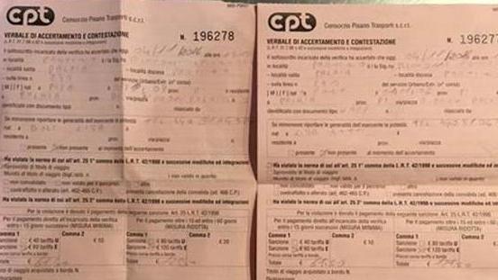 Fratelli multati in bus per un chilometro senza il biglietto