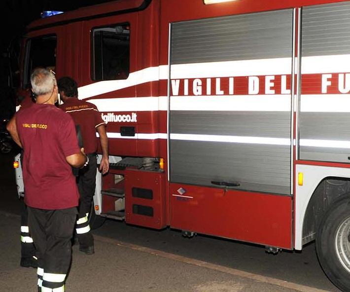 Intervento dei vigili del fuoco (foto d'archivio)