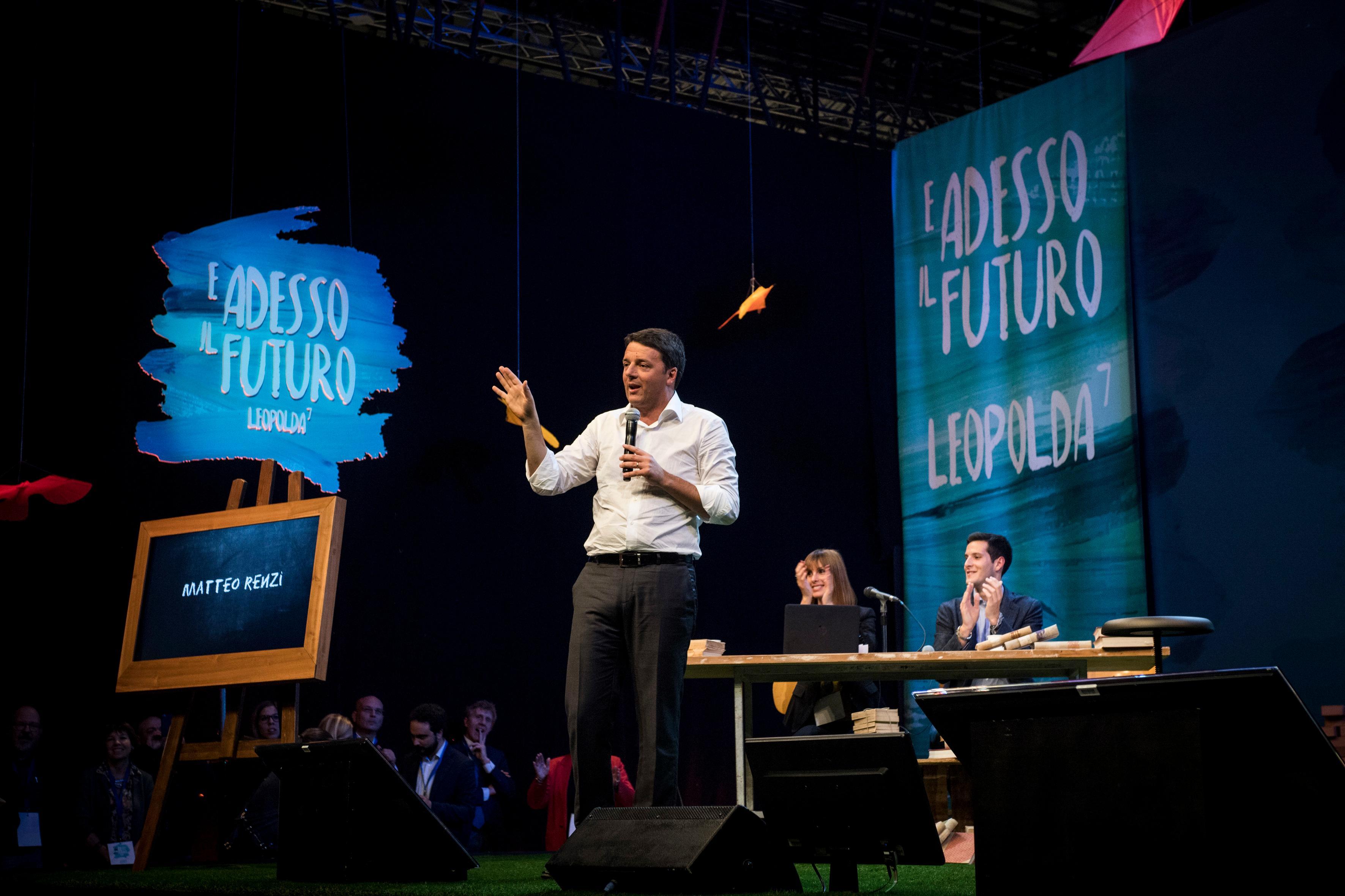 Matteo Renzi alla Leopolda