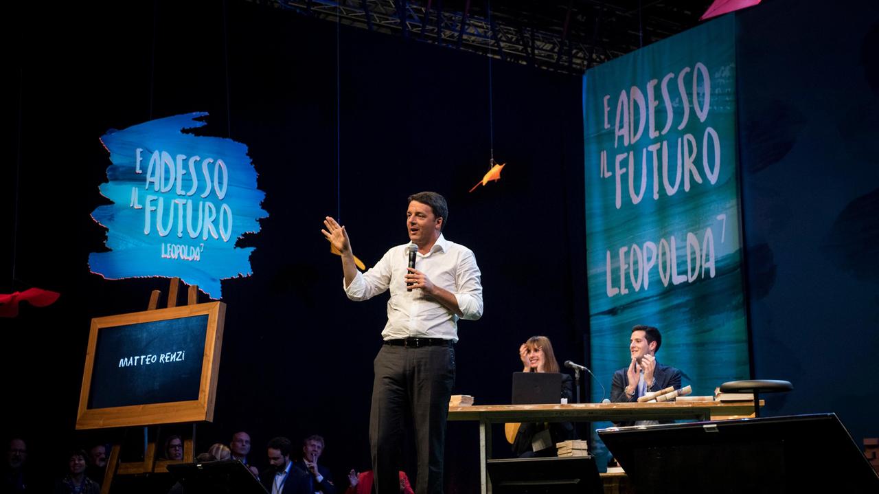 Matteo Renzi alla Leopolda