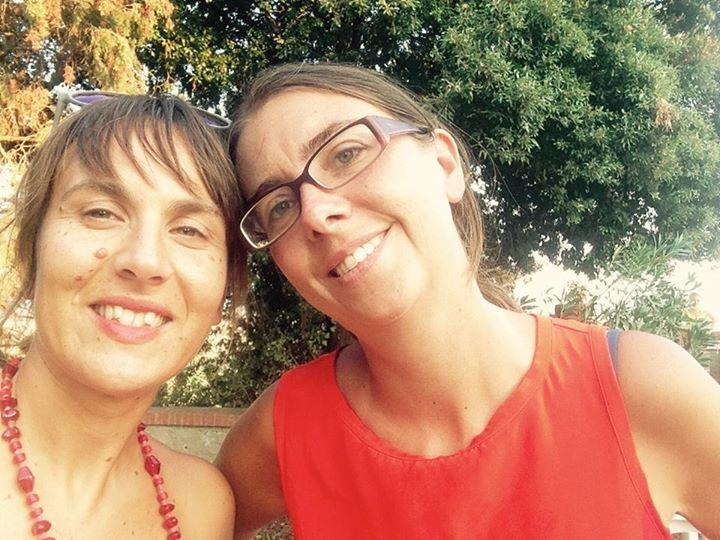 Carla Maestrini (a destra) con Erica Foggi
