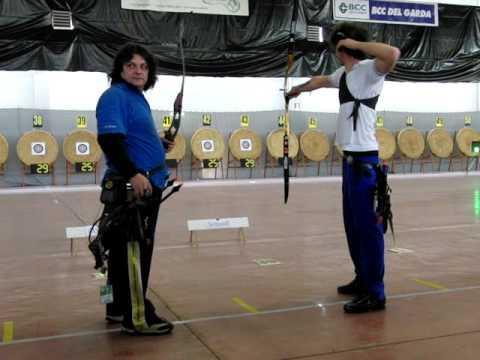 Sergio Cassiani durante una competizione