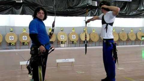 Sergio Cassiani durante una competizione