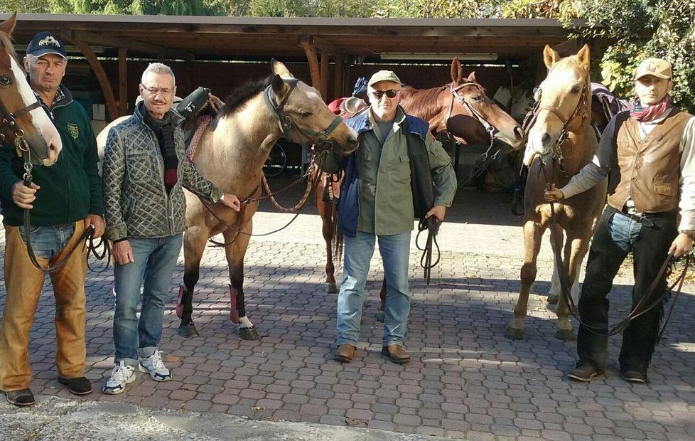 A cavallo per due Regioni tre province e anche fiumi 