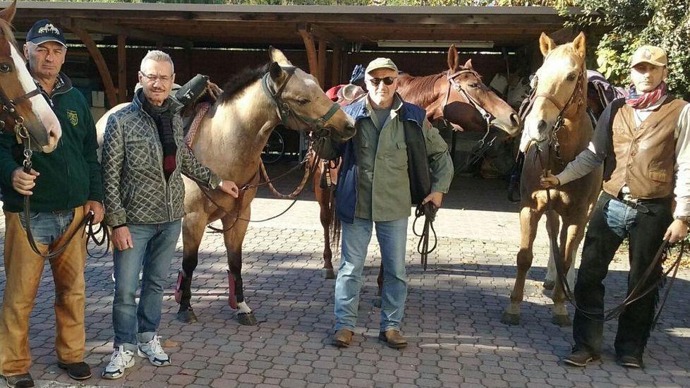 A cavallo per due Regioni tre province e anche fiumi