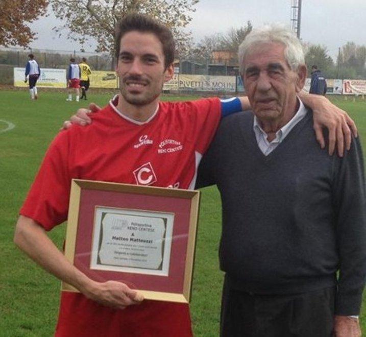 Matteuzzi, le 400 maglie Tutte col Reno Centese 