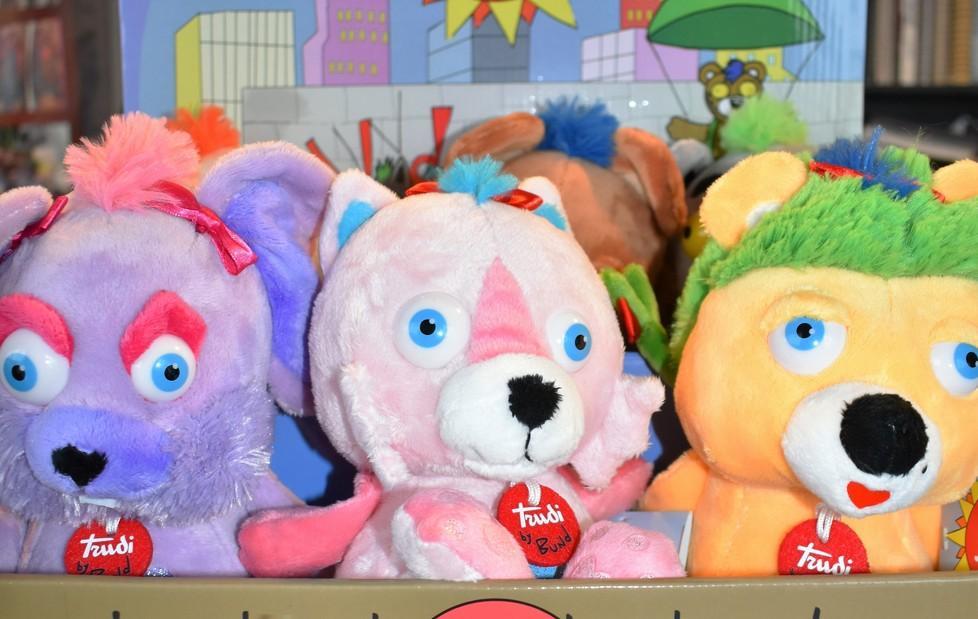 I peluche “rock” di Trudi sono del carpigiano Bund 