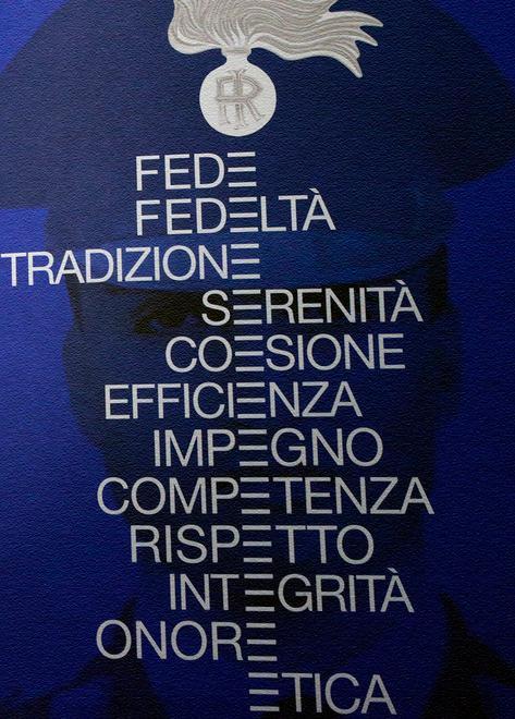 Calendario dell’Arma dedicato ai simboli