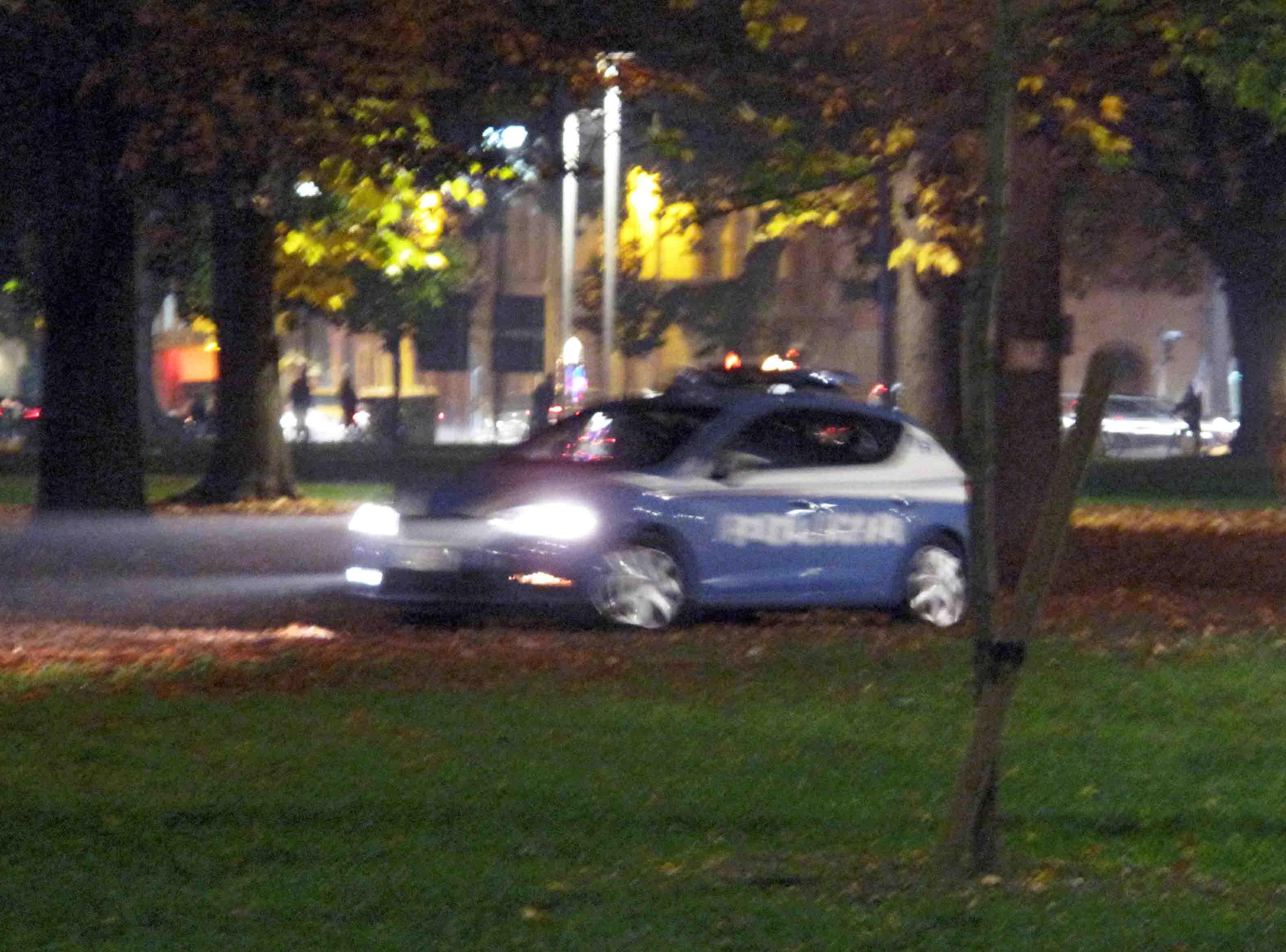 Un controllo della polizia