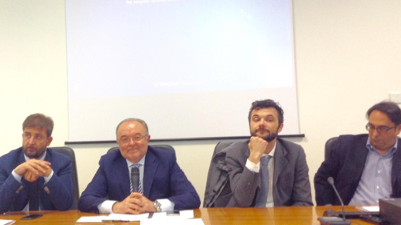 Da sinistra Ciolini, Morello, Biffoni e Mezzacappa