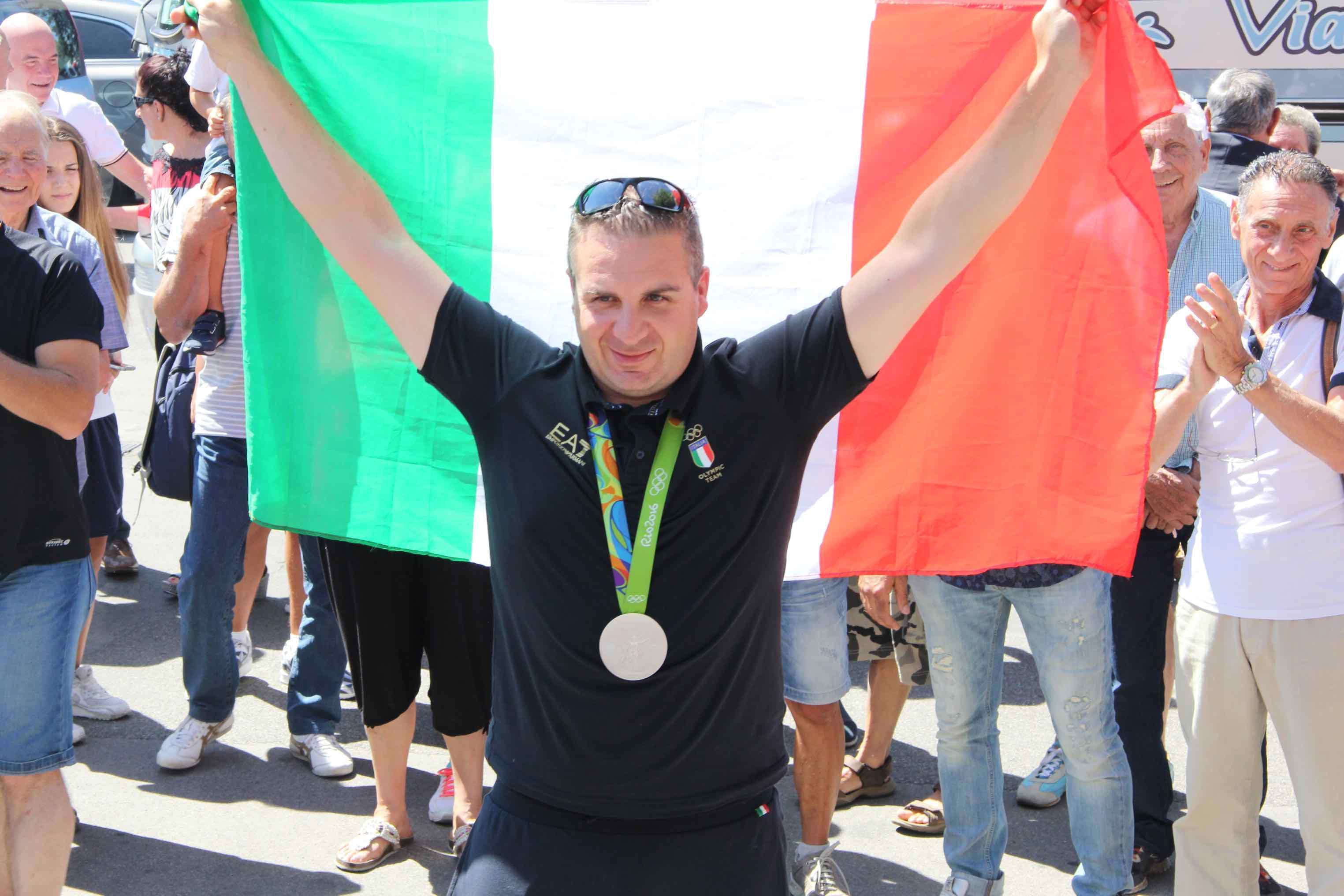 Marco Innocenti medaglia d'argento alle Olimpiadi di Rio