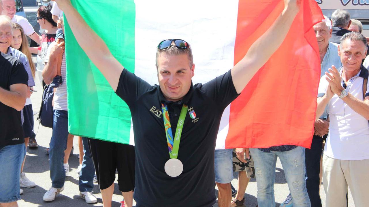 Marco Innocenti medaglia d'argento alle Olimpiadi di Rio