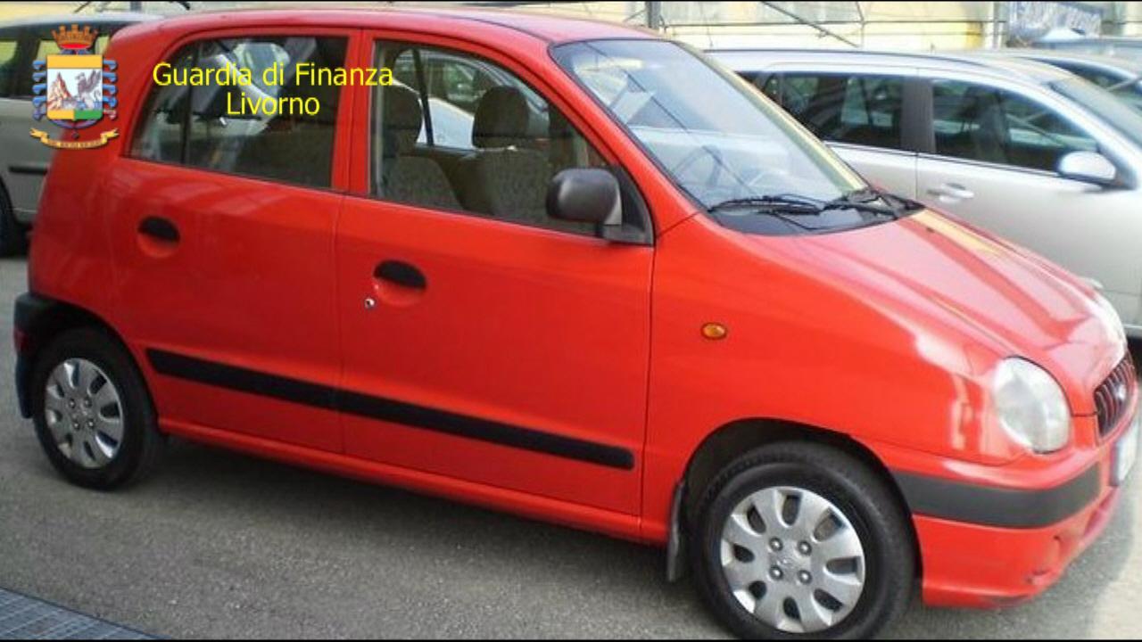 L'auto rubata
