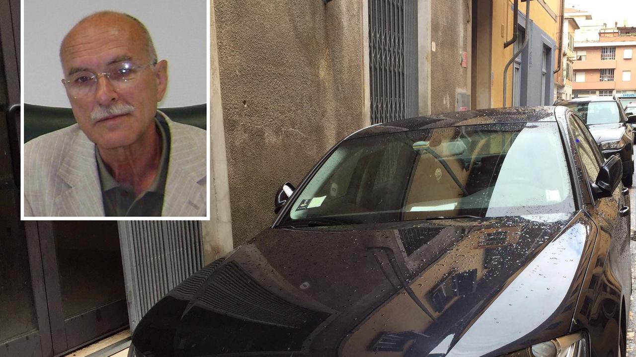 Paolo Marconcini e l'auto aziendale Geofor