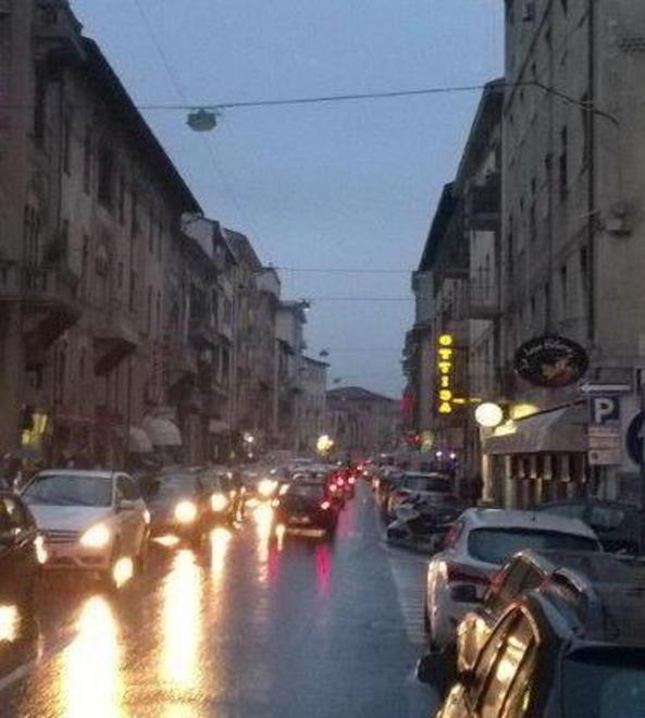Nuova illuminazione in viale Bonaini 