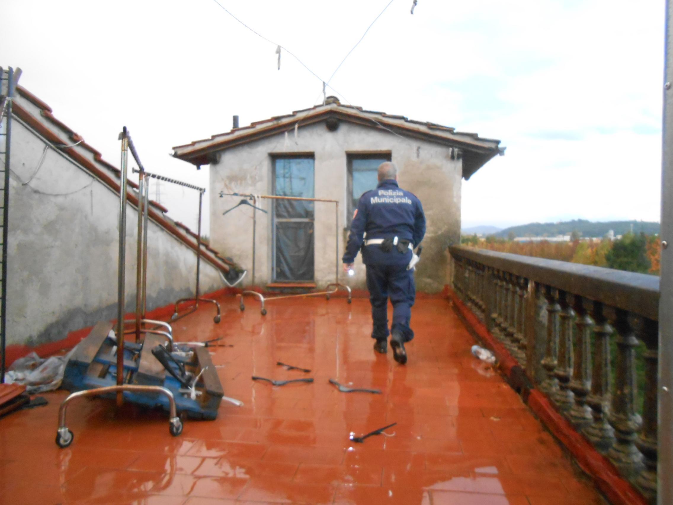 Il casolare di Tavola sequestrato dalla polizia municipale