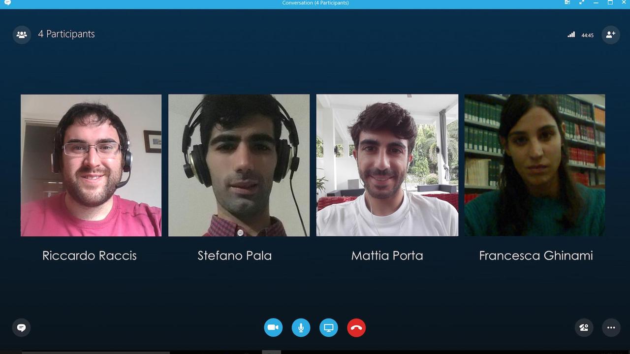 Gli studenti che hanno vinto la competizione sul marketing innovativo