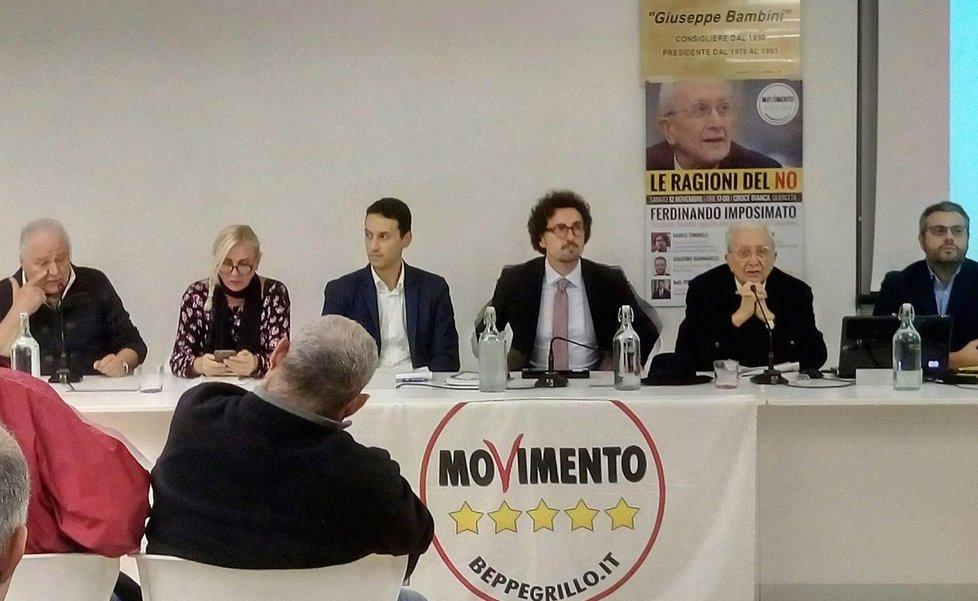 Il “No” a Cinque stelle con Imposimato