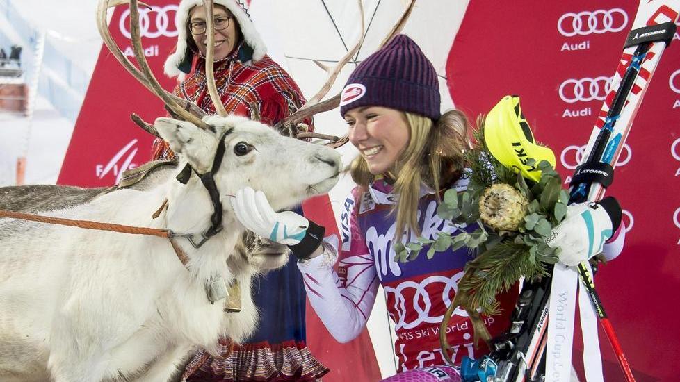 Sci donne, la Shiffrin domina lo slalom di Levi